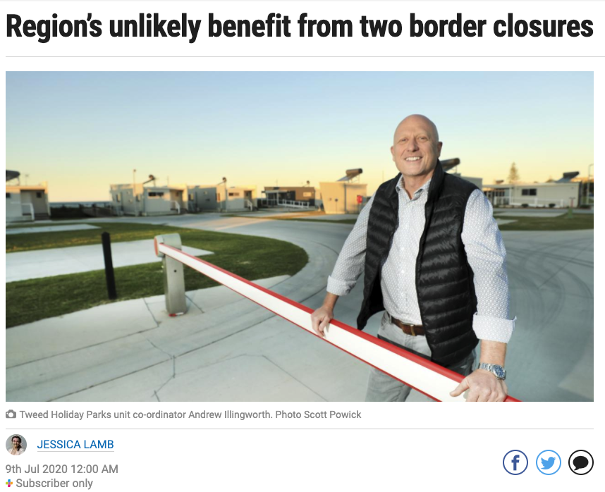 Region’s unlikely benefit from two border closures