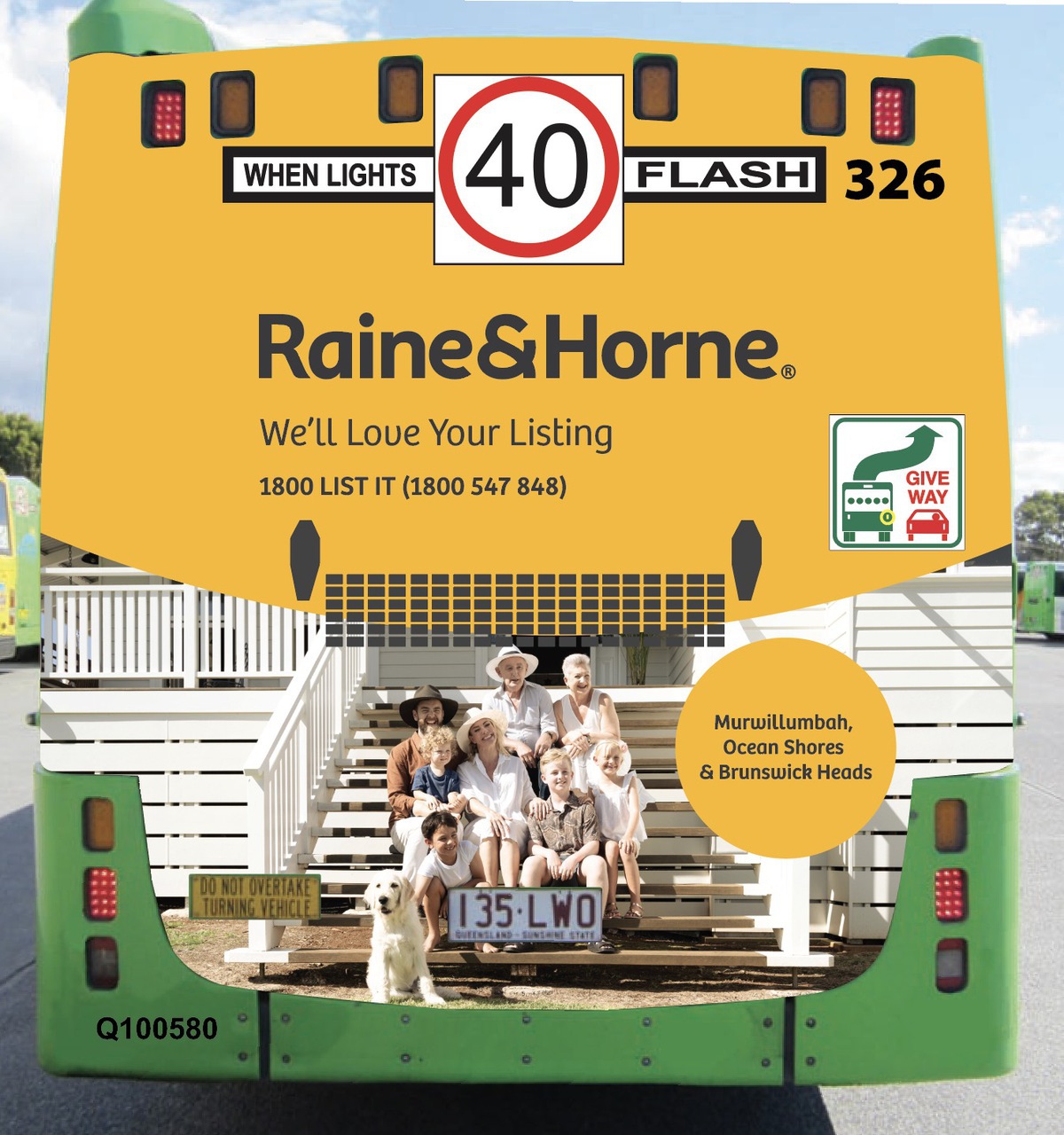 Raine & Horne Bus Wrap